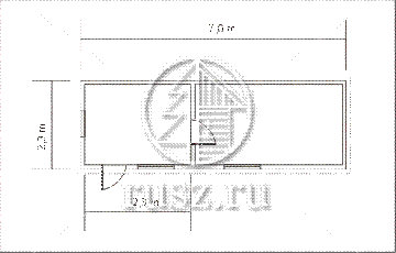 Бытовка 7х2.3 (тип БД-8)