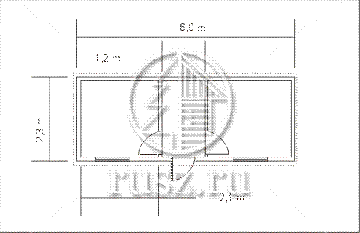 Бытовка 6х2.3 (тип БД-6)