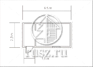 Бытовка 4.5х2.3 (тип БД-3)